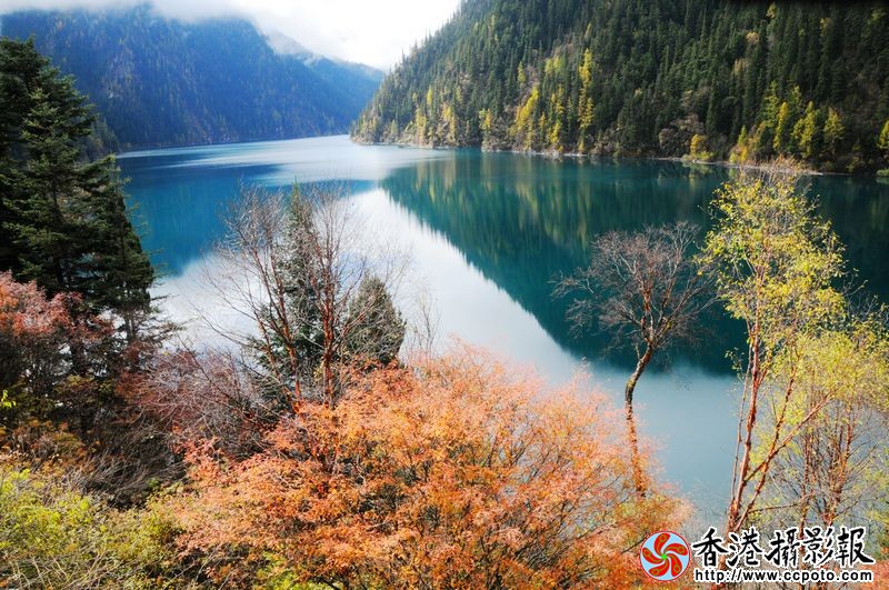 九寨秋韵_长海映山