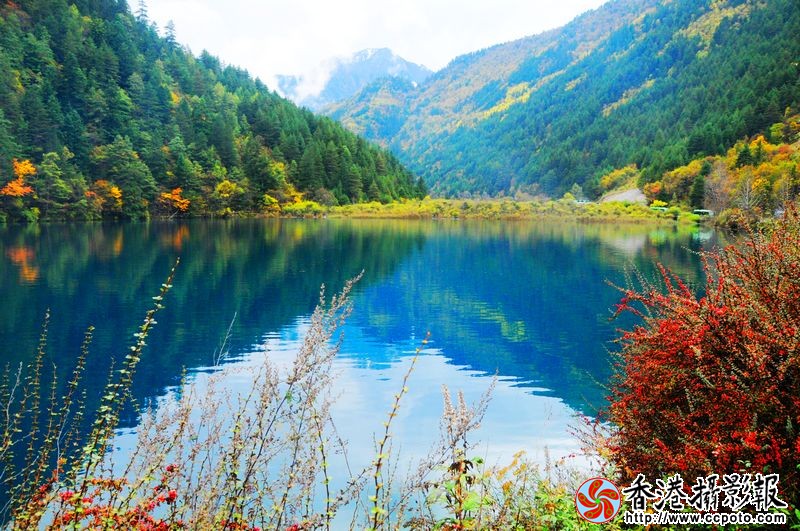 九寨秋韵—老虎海胜景