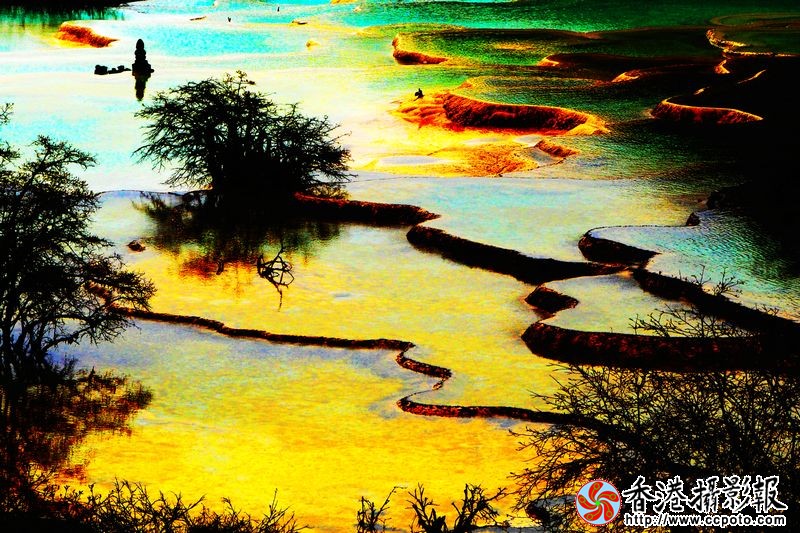 黄龙胜景—五彩池