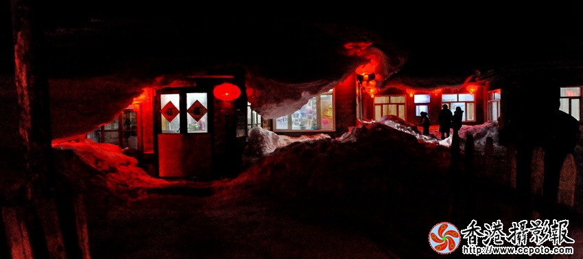雪乡夜色