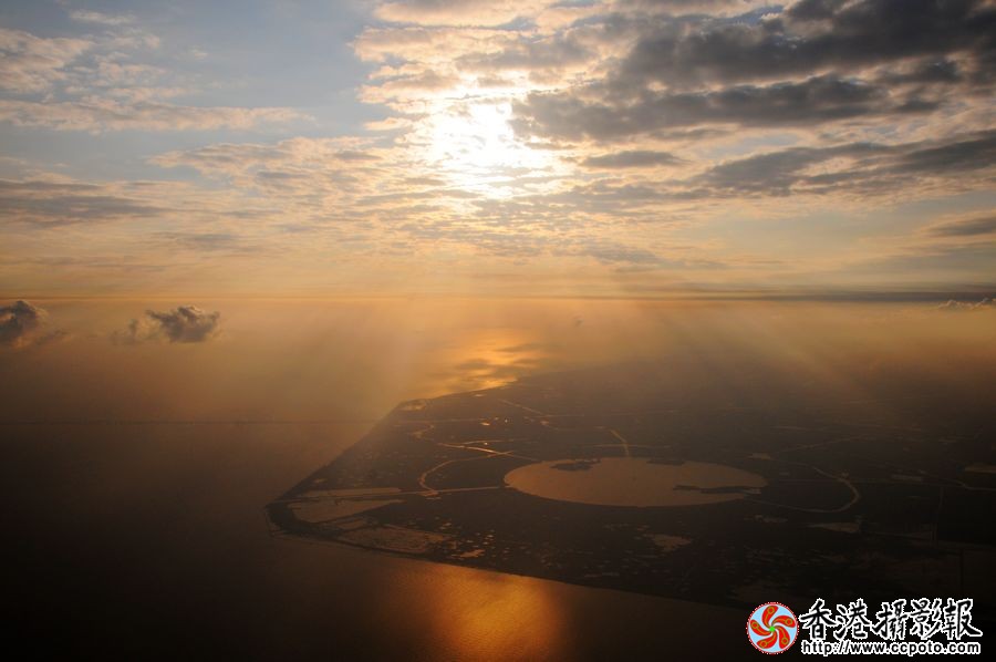 滴水湖夕阳