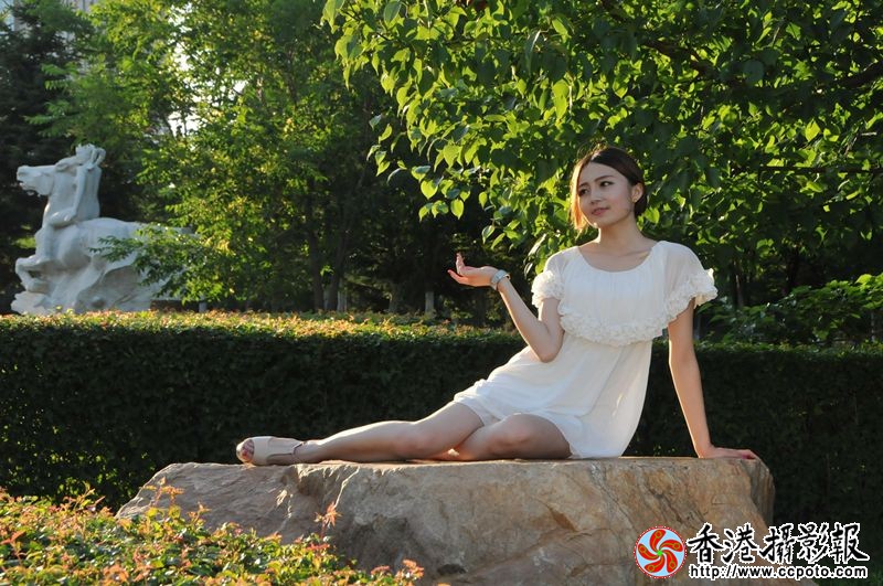 休息的女孩