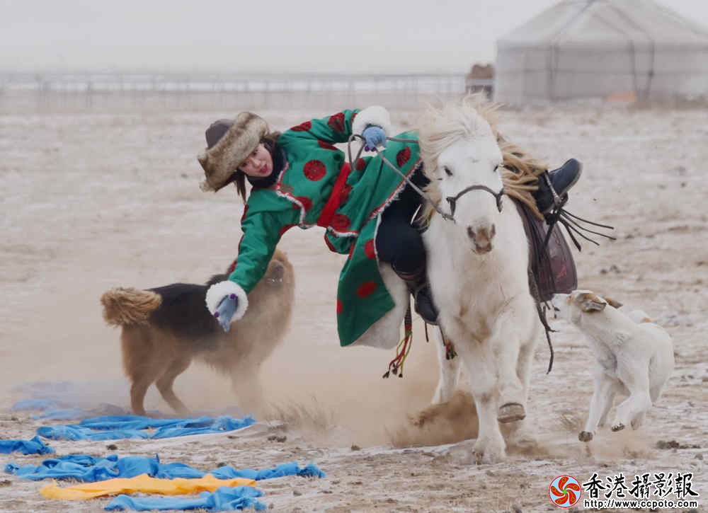 巾帼飞马拾锦缎
